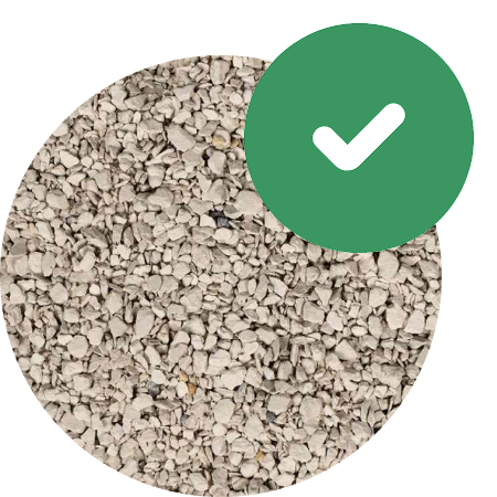 Coarse clumping cat litter