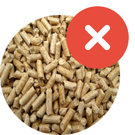 Wood fibers with long strands